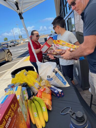 Eight Maui Rotary groups unite to help Maui Food Bank on Aug. 2